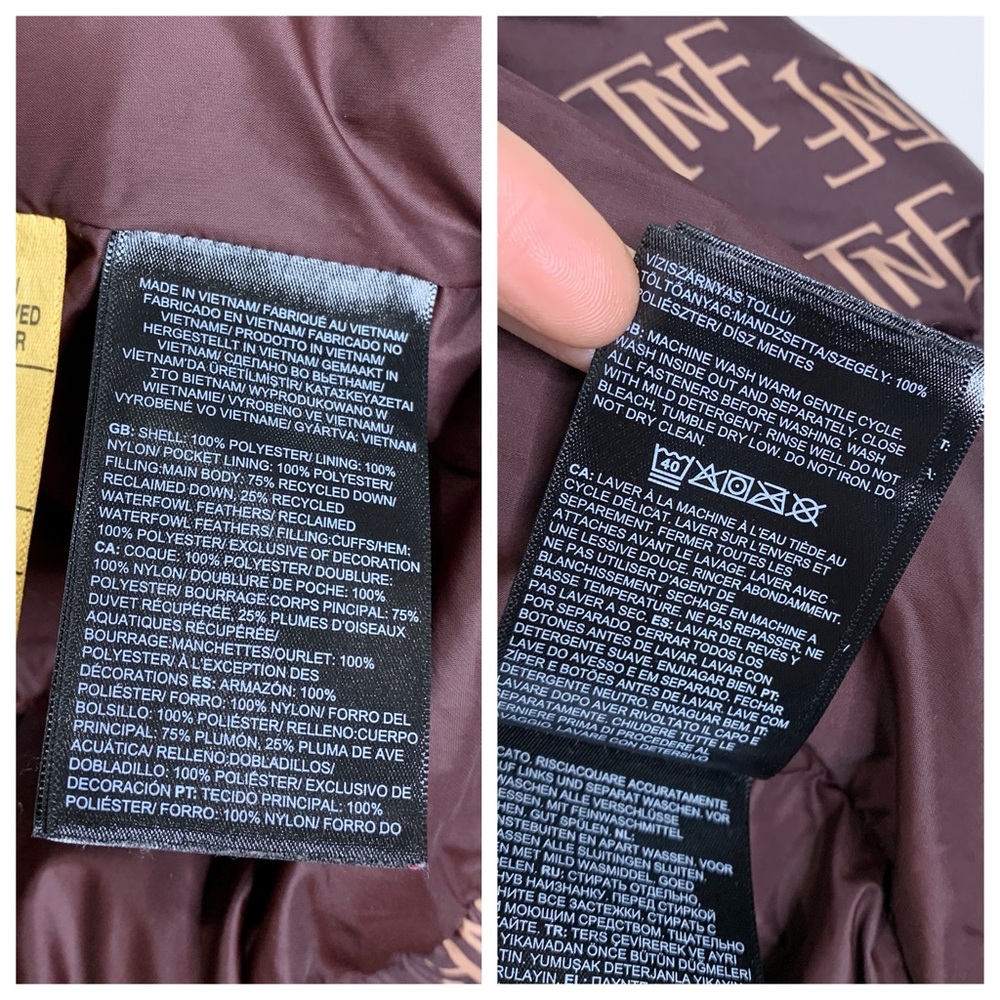 The North Face Hydrenalite Down Puffer Jacket (Sz XS) Coal Brown TNF Monogram - Picture 13 of 16
